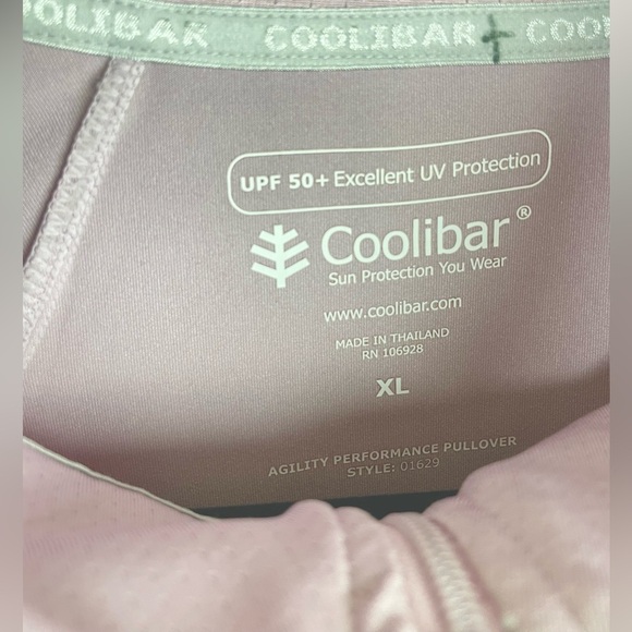 Coolibar Men's XL UPF 50+ Agility Perfromance Pullover Lilac Purple Long Sleeve - Picture 2 of 15